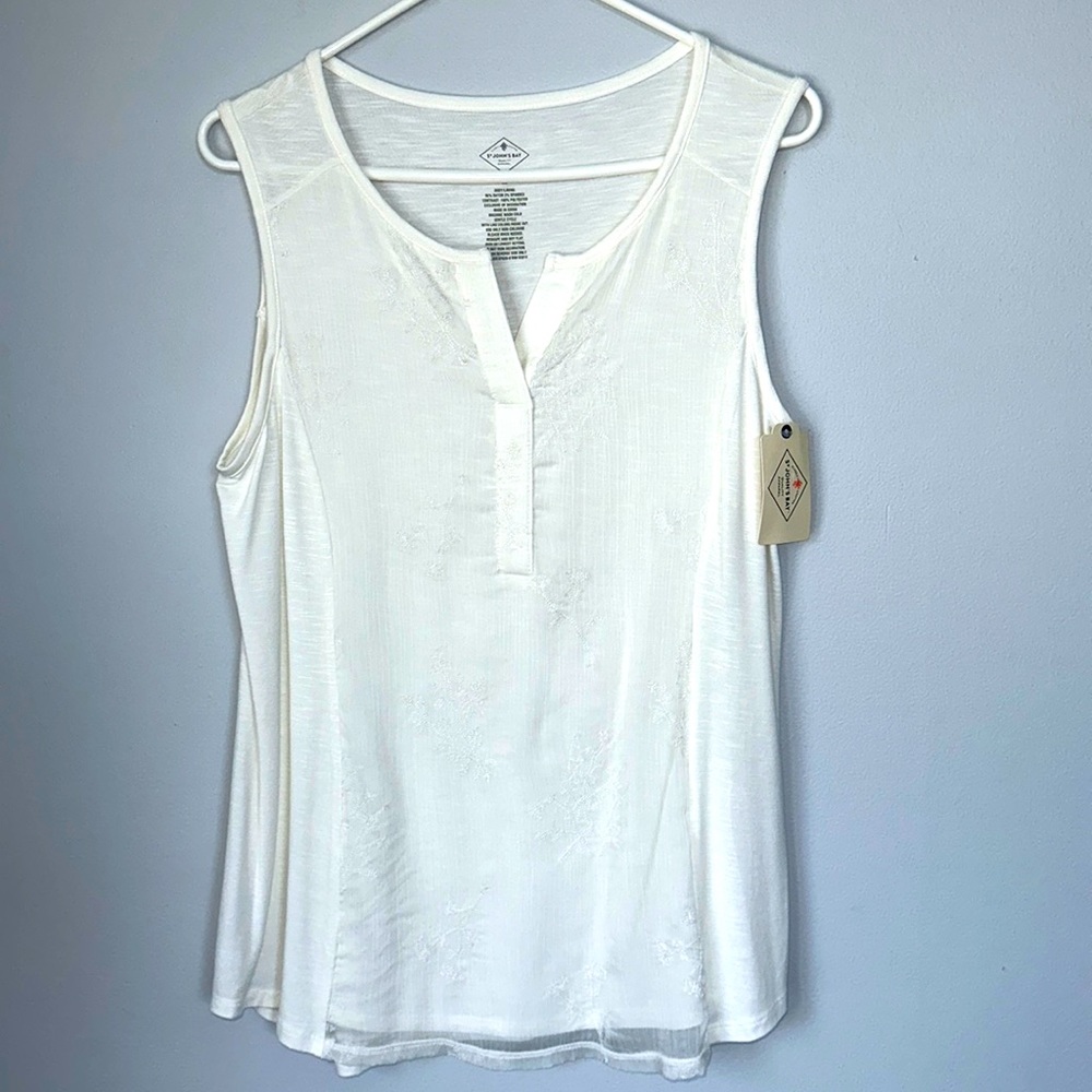 St John’s Bay Sleeveless Blouse